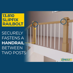 Zipbolt Slipfix Railbolt