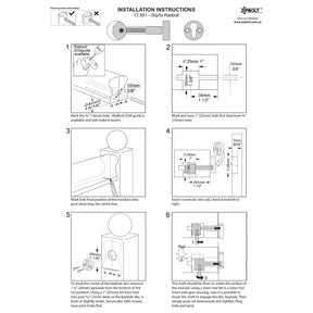 Zipbolt Slipfix Railbolt