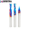#option_AMS-114-K 3-Pc Solid Carbide Spektra™ Signmaking/Engraving CNC Router Bit Pack, 1/4 Shank