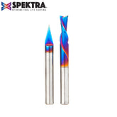 #option_AMS-115-K 2-Pc Solid Carbide Spektra™ Signmaking CNC Router Bit Pack, 1/4 Inch Shank