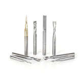 #option_ AMS-137 8-Pc Spiral Compression, Tapered & Straight Collection, 1/4 Inch Shank 