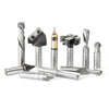 #option_AMS-138 10-Pc 3D, Signmaking, Lettering & Engraving CNC Router Bit Collection, 1/2 Inch Shank