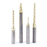 #option_AMS-141 4-Pc Ball Nose & Flat Bottom 1/4 Inch Shank Set, Includes 46284 (1/16), 46288 (1/8), 46290 (1/16) & 46292 (1/8 Dia.)