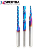 #option_AMS-142-K 3-Pc Up-Cut Spiral Ball Nose Spektra™ CNC Set, 1/4 Inch Shank, Includes 1/16, 1/8 & 1/4 Dias
