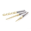 #option_AMS-142 3-Pc Up-Cut Spiral Ball Nose CNC Set, 1/4 Inch Shank, Includes 1/16, 1/8 & 1/4 Dias