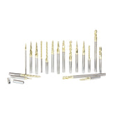 #option_AMS-143 18-Pc Up-Cut Spiral Tapered, & Lettering Advanced CNC Collection, 1/8 & 1/4 Inch Shank