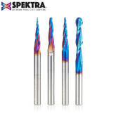#option_AMS-148-K 4-Pc Up-Cut Spiral Ball Nose Spektra™ CNC Set, 1/4 Inch Shank, Includes 1/32, 1/16, 1/8 & 1/4 Dias.