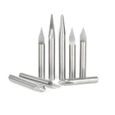 #option_AMS-163 8-Pc Signmaking & Engraving CNC Router Bit Collection, 1/4 Inch Shank