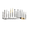 #option_ AMS-167 18-Pc Plastic Cutting Solid Carbide Advanced Collection, 1/4 Inch Shank 