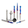 #option_ AMS-177-K 8-Pc Collection featuring V-Grooves, Point Roundover and Multi-Purpose Spektra™ Bits, 1/4 Shank 