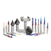 #option_AMS-222 18-Pc Ultimate Signmaking CNC Router Bit Collection, 1/4 & 1/2 Inch Shank