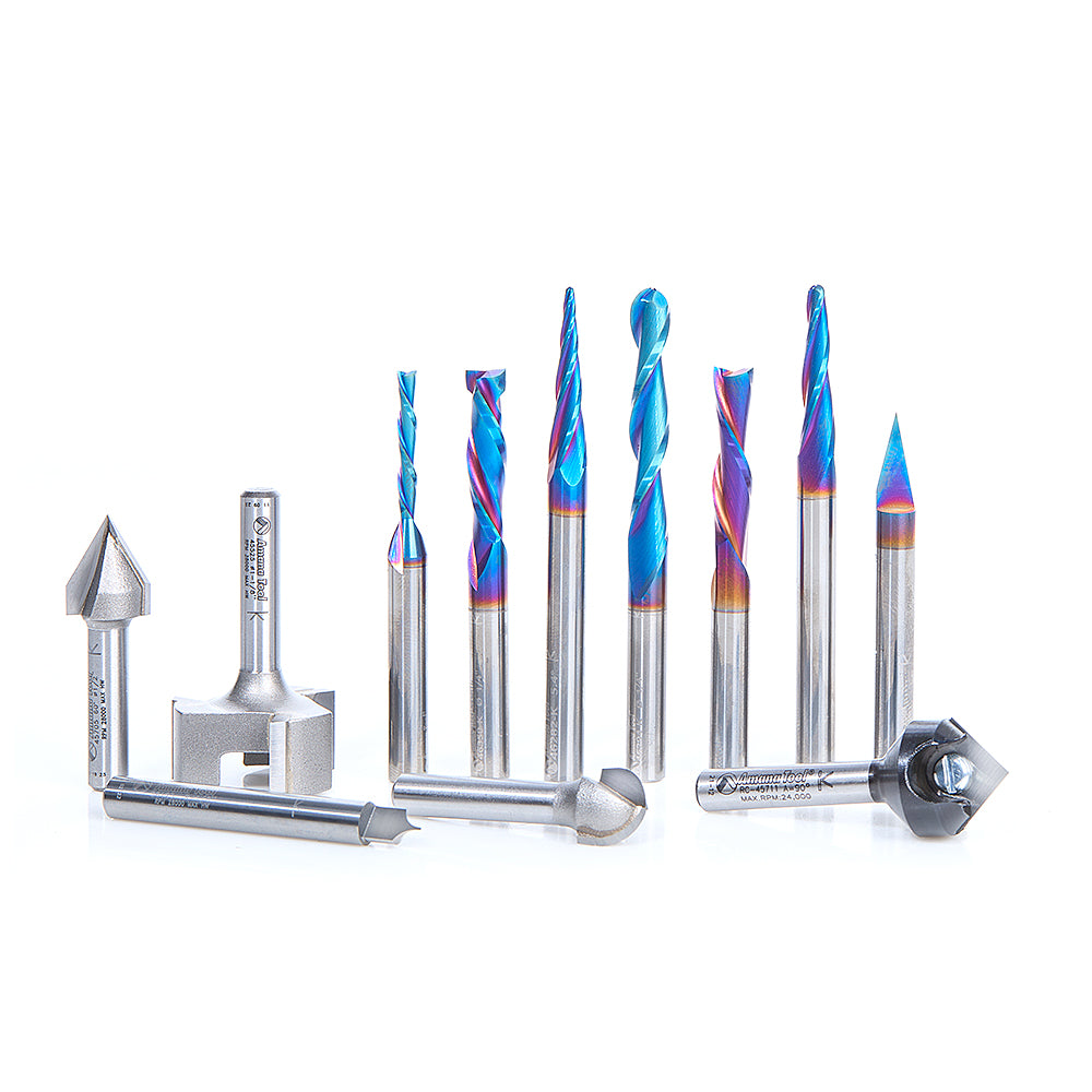 Amana Tool CNC Router Bit Sets - Starter Sets