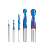 #option_ AMS-290-K 5-Piece Solid Carbide CNC Spektra™ Up-Cut Spiral Ball Nose Collection 