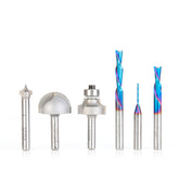 #option_AMS-320 6-Pc CNC Electric Guitar Making Router Bit Set, 1/4 Shank