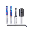 #option_AMS-334 4-Piece CNC Cabinet Making w 1/4 Inch Dia Shelf Pins Router Bit Pack, 1/4 Inch Shank