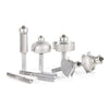#option_AMS-402 7-Piece Carbide Tipped 1/4 Inch Shank Basic Router Bit Set