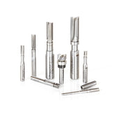 #option_ AMS-600 8-Pc Flush Trim Plunge Template w Upper Ball Bearing Guide Collection, 1/8, 1/4 & 1/2 Inch Shank 