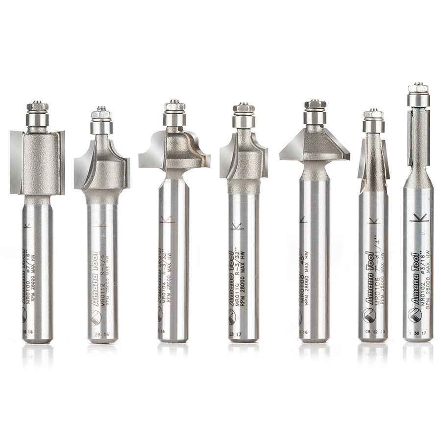 Amana Tool Miniature Router Bit Sets - JMP Wood