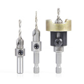 #option_AMS-621 3-Pc Adj Depth Stop, No-Mar Ball Bearing Set w Quick Release Hex & Round Shank