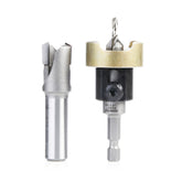 #option_AMS-625 2-Pc Adj Depth Stop, No-Mar Ball Bearing Set w Quick Release Hex & Round Shank