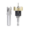 #option_AMS-625 2-Pc Adj Depth Stop, No-Mar Ball Bearing Set w Quick Release Hex & Round Shank