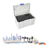 #option_AMS-CNC-40 40-Pc Master CNC Router Bit Collection, Packed In Tanos Systainer Plastic Case, 1/4 & 1/2 Inch Shank