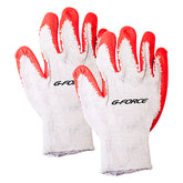 G-Force BG-100 Red Coated Knit Work Gloves