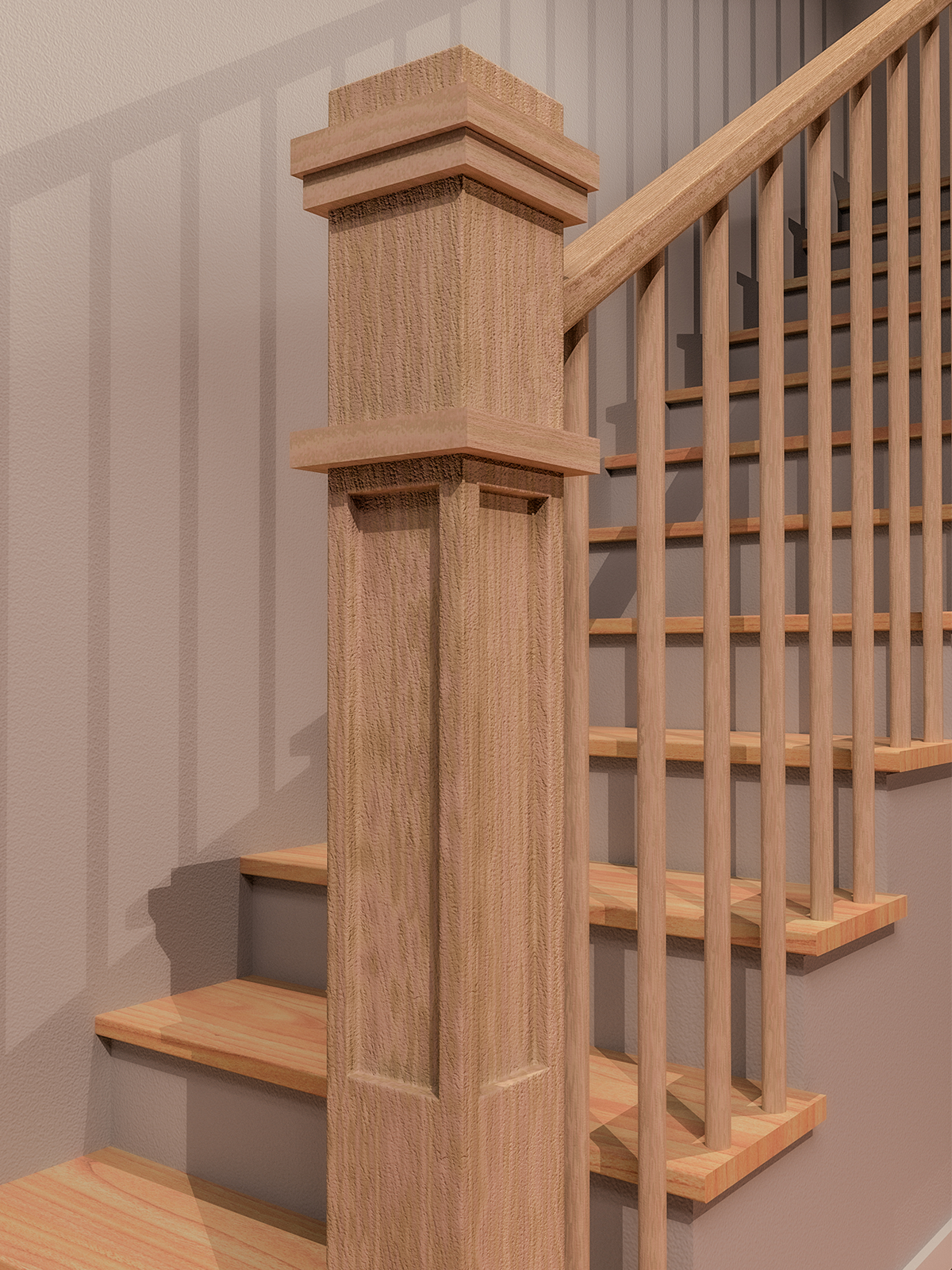 Stair Parts: Handrails, Stair Railing, Balusters, Treads, & Newels -  StairSupplies™