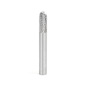 Amana Tool SB Burrs Solid Carbide Head Brazed into Steel Shank Radius Cylinder Shape Double Cut Burr Bits