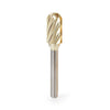#option_BURS-124NF - 1/2 Dia x 1 x 1/4 Shank Non-Ferrous ZrN Coated SC