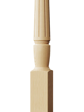 Chicago Post to Post Newel (Fluted)