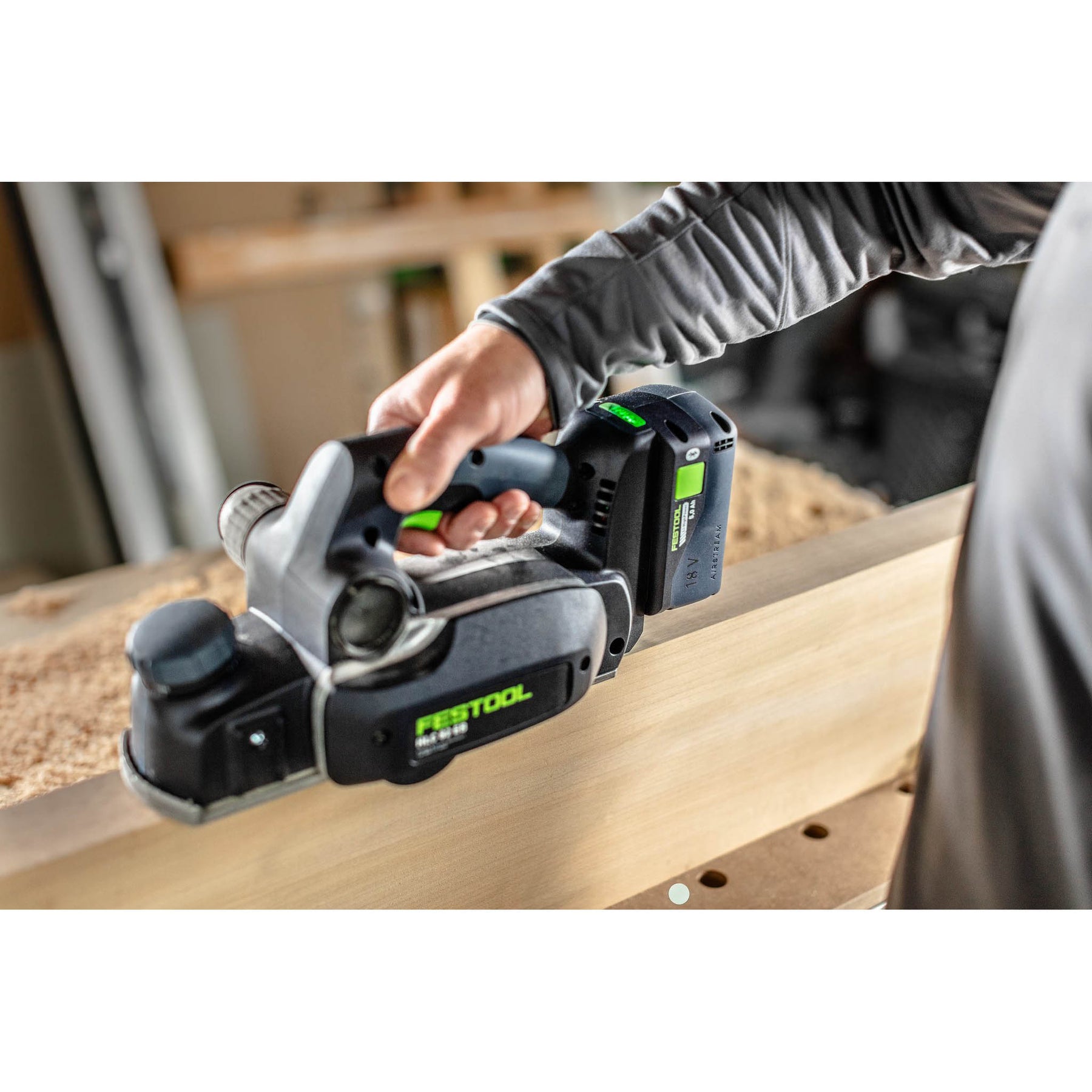 Festool Cordless Planer HLC 82 EB-F-Basic