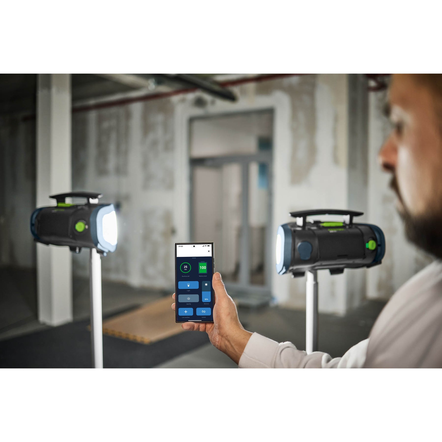 Festool Hybrid Work Light DUO-H I-Basic SYSLITE