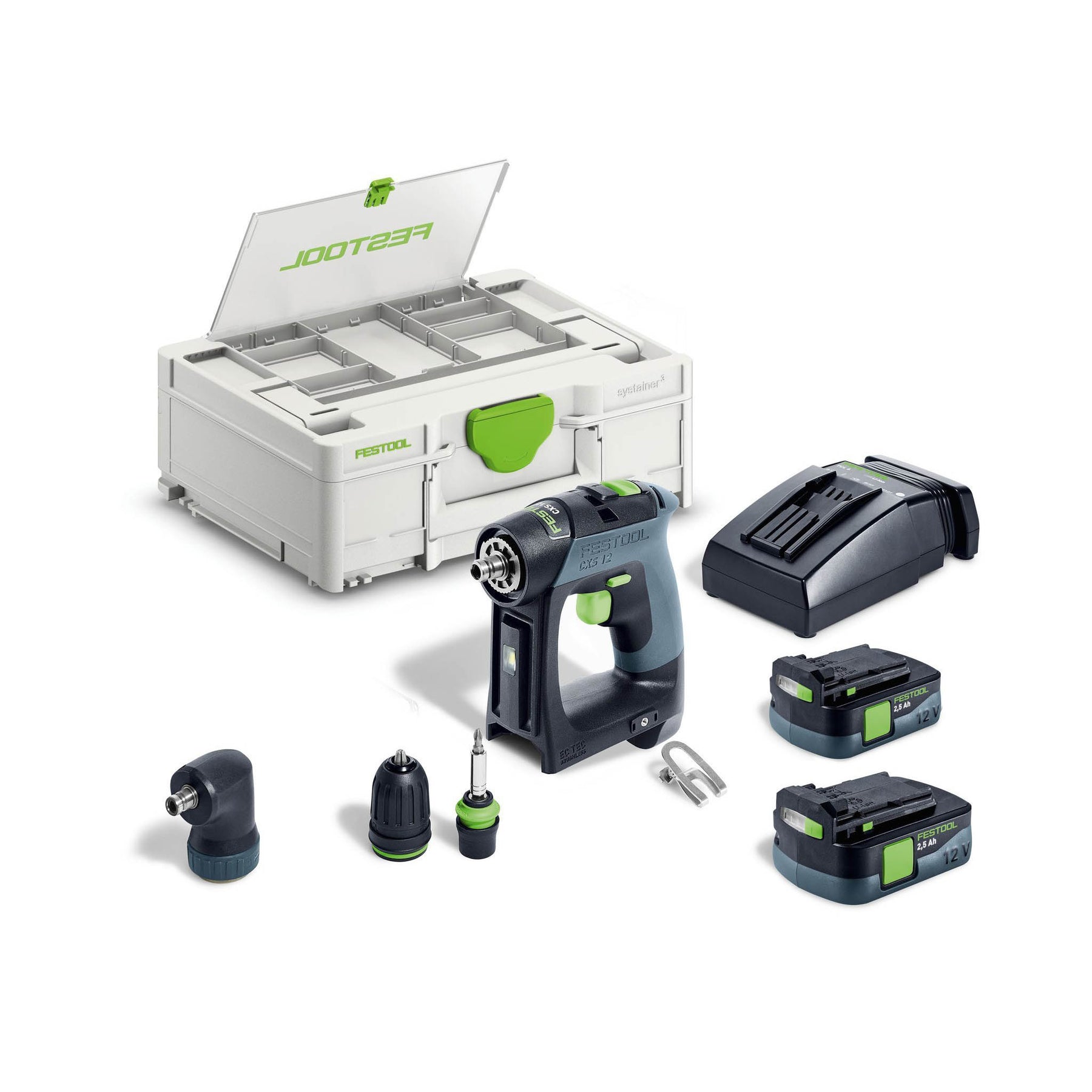 Festool Cordless Drill CXS 12 2,5-Set