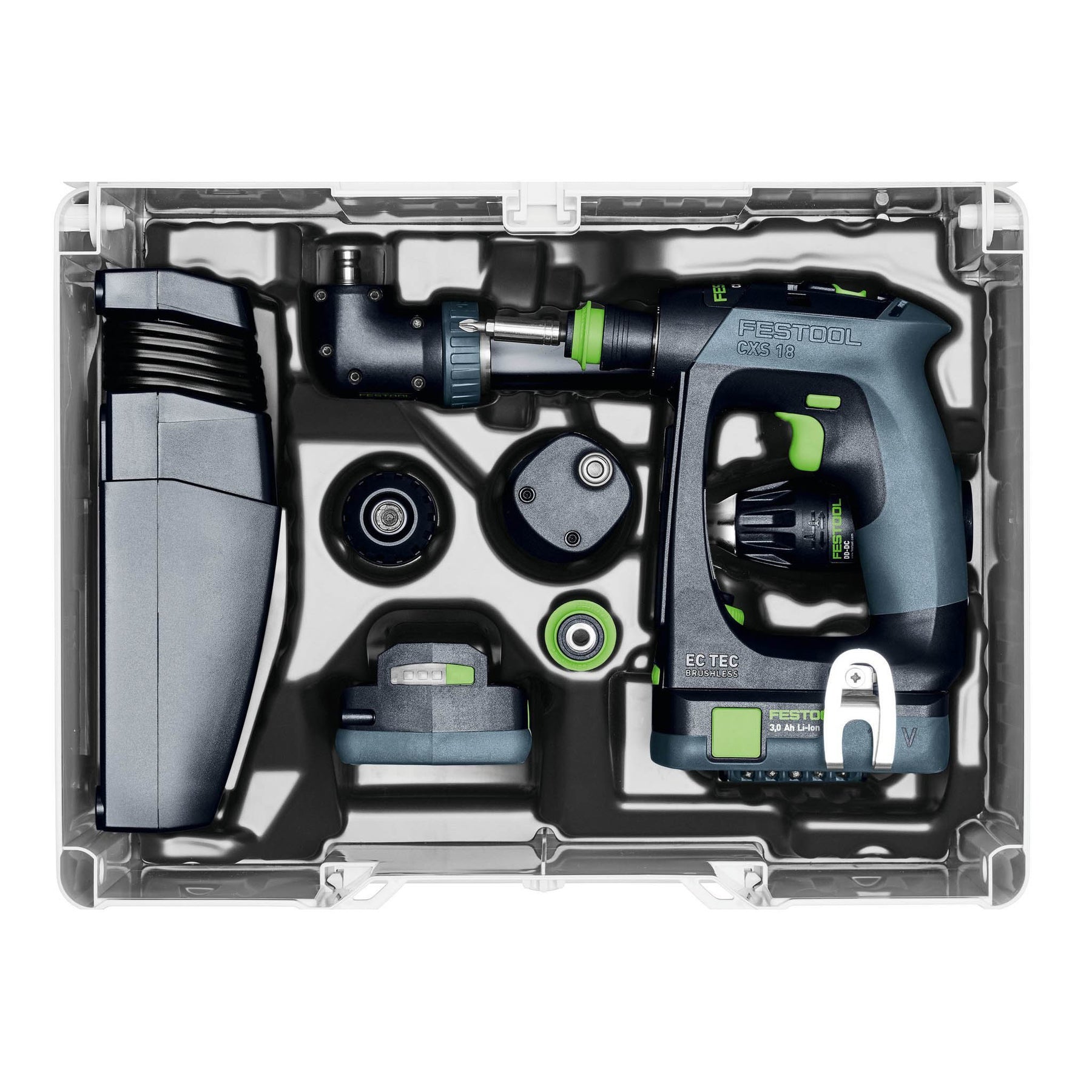 Festool Cordless Drill CXS 18 HPC 4,0 I-Set