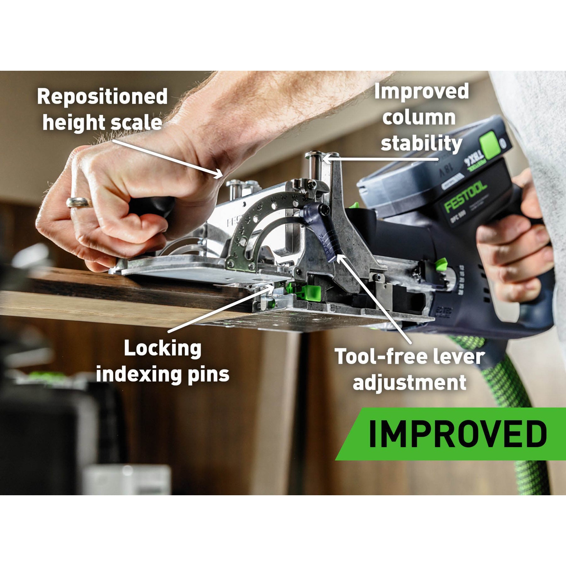 Festool Cordless DOMINO Joiner DOMINO DFC 500 E-Basic