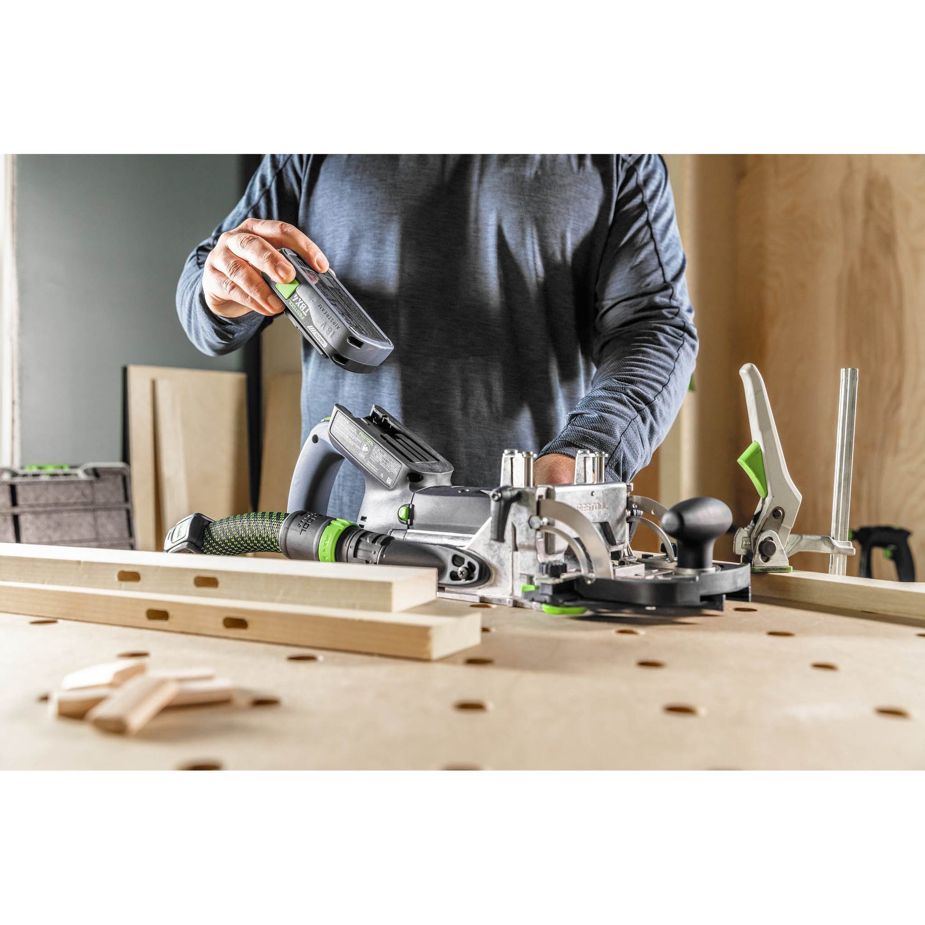 Festool Cordless DOMINO Joiner DOMINO DFC 500 E-Basic