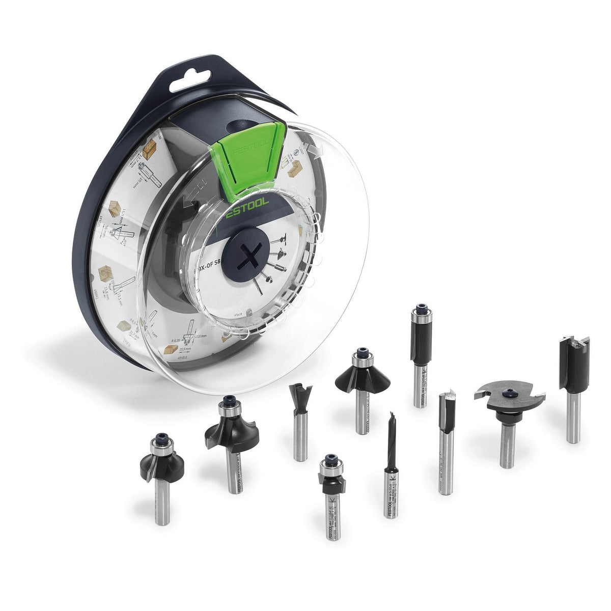 Festool Router Bit Box Box-OF HW S8 Mix