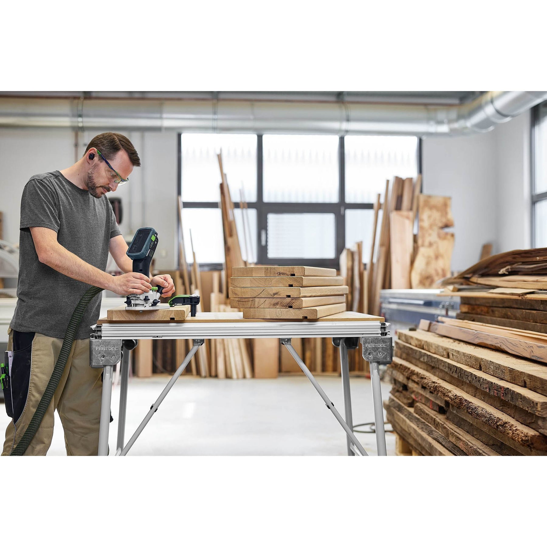 Festool Cordless Modular Edge Router MFKC 700 EB-Basic