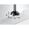 Festool Plane Router Bit S8 HW MFK