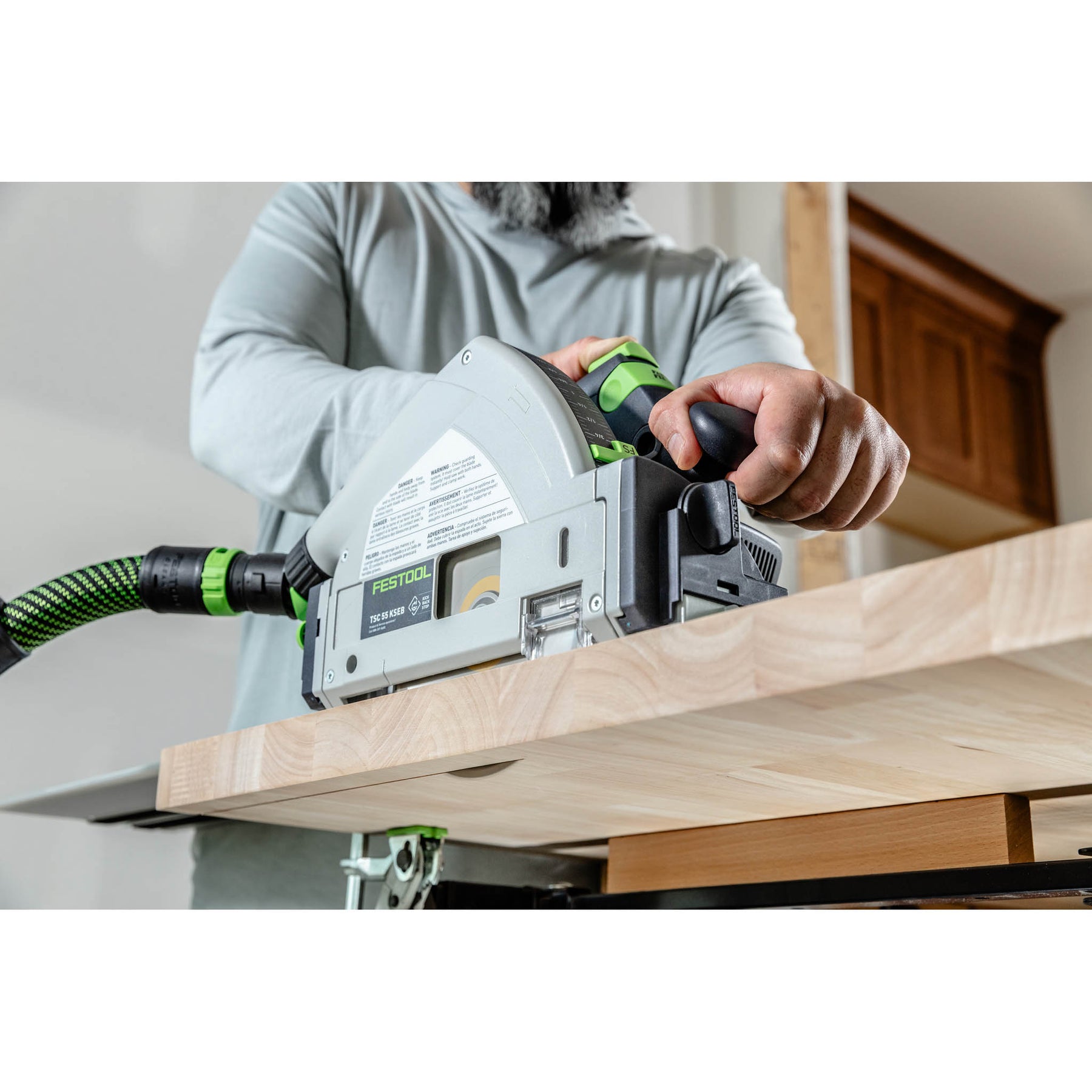 Festool Cordless Track Saw TSC 55 KSEB-Basic