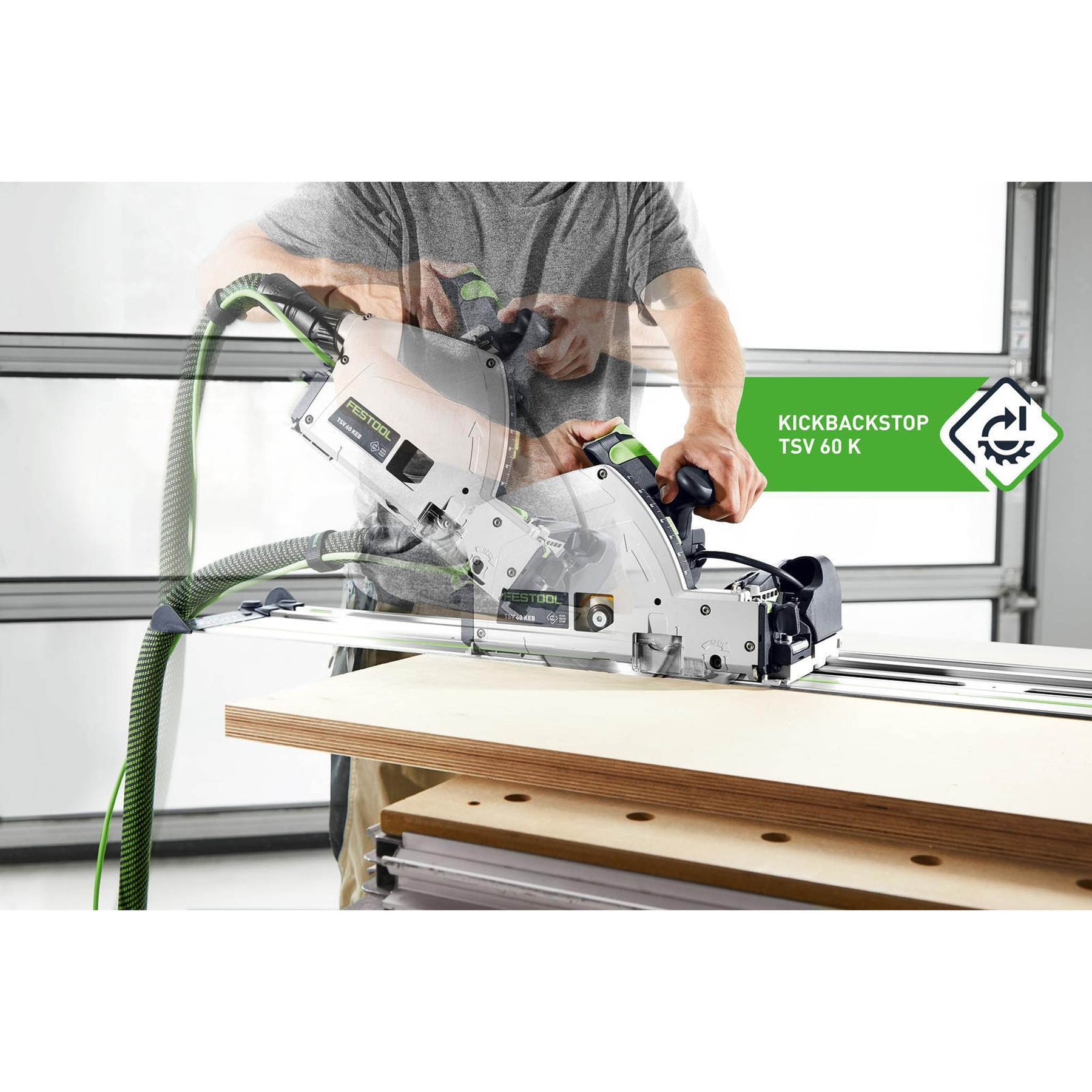 Festool Plunge-Cut Saw with Scoring Function TSV 60 KEB-F-Plus