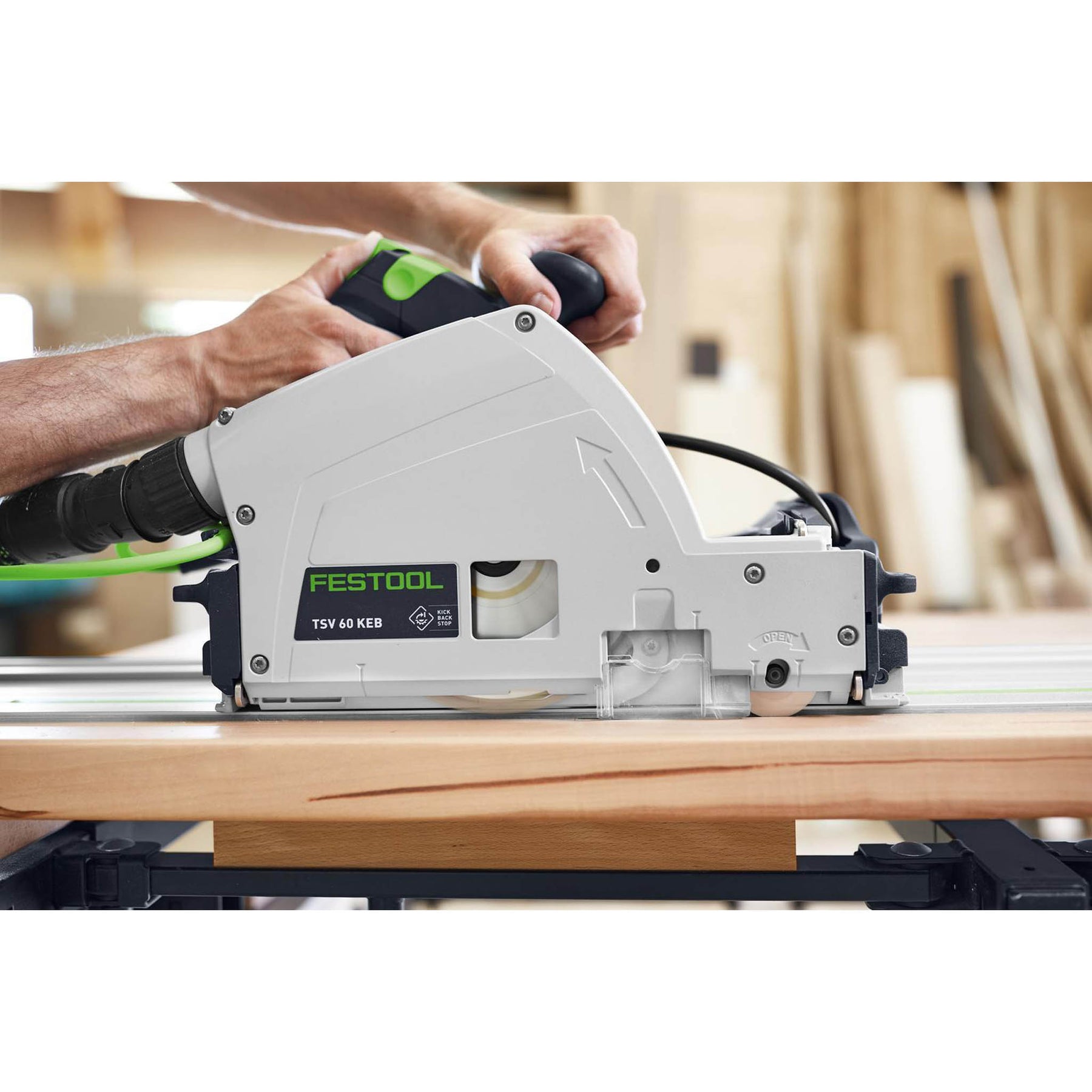 Festool Plunge-Cut Saw with Scoring Function TSV 60 KEB-F-Plus