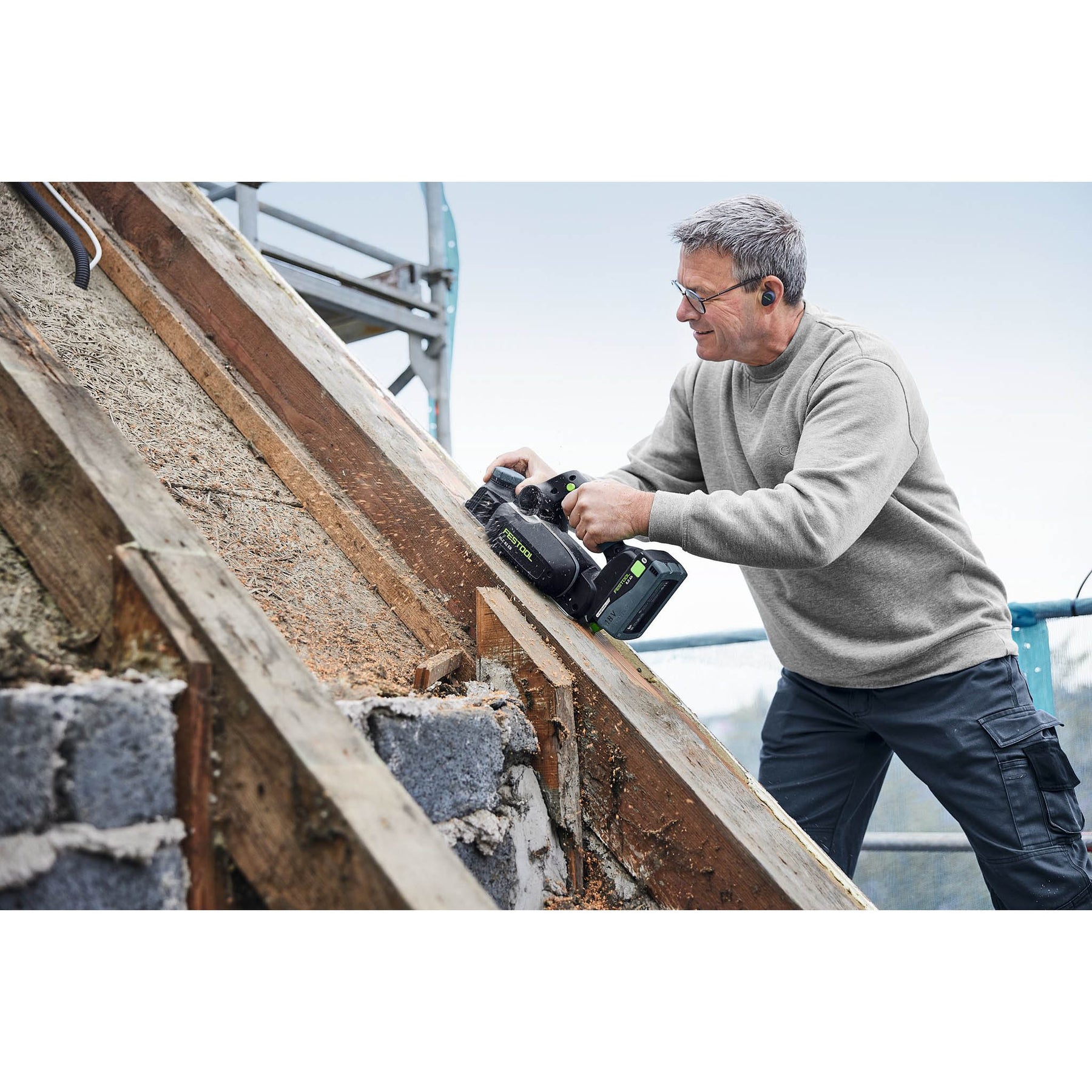 Festool Cordless Planer HLC 82 EB-F-Basic