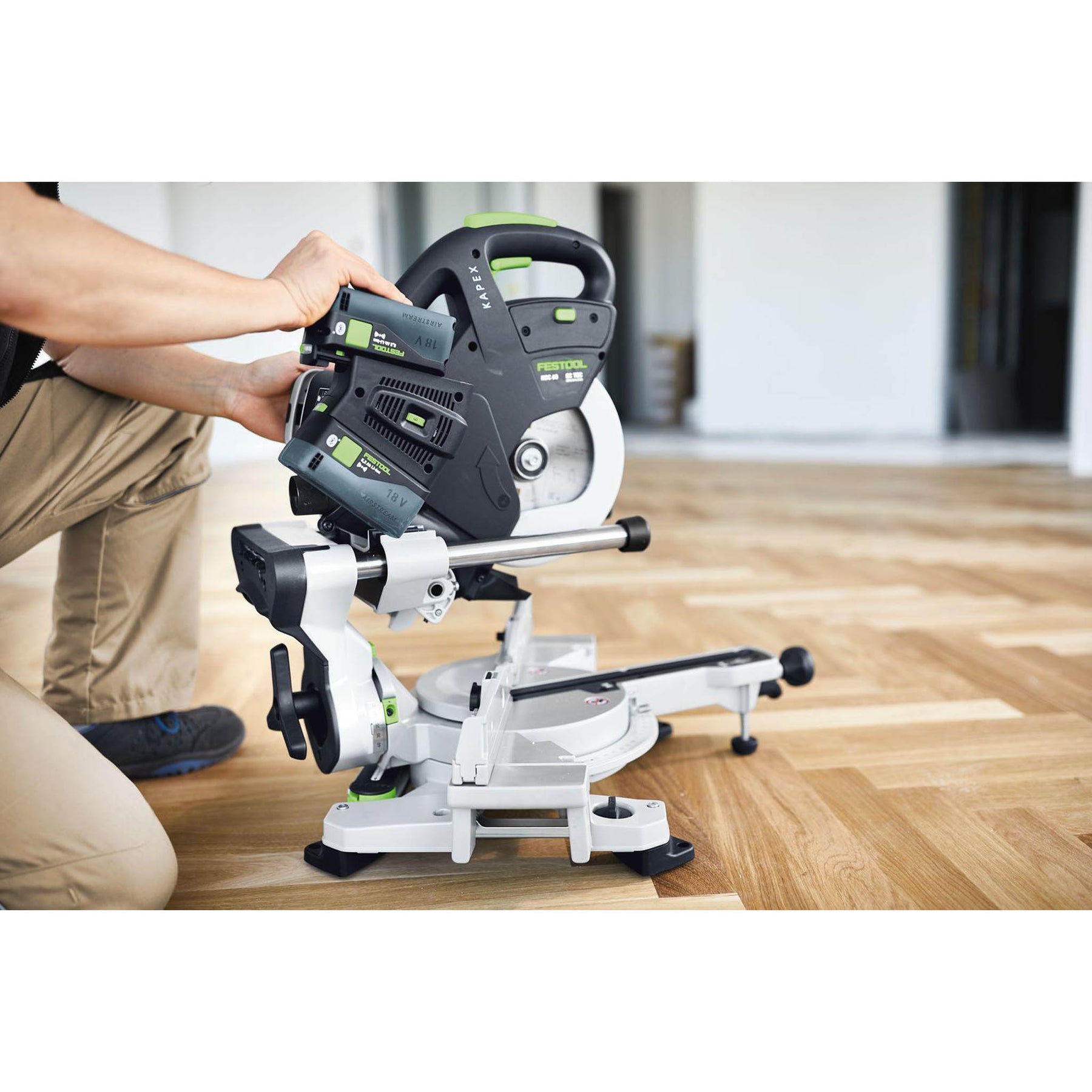 Festool Cordless Sliding Compound Miter Saw KAPEX KSC 60 EB-Basic