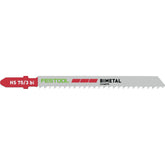 Festool Jigsaw Blade PLASTICS SOLID MATERIAL HS 75/3 BI/5