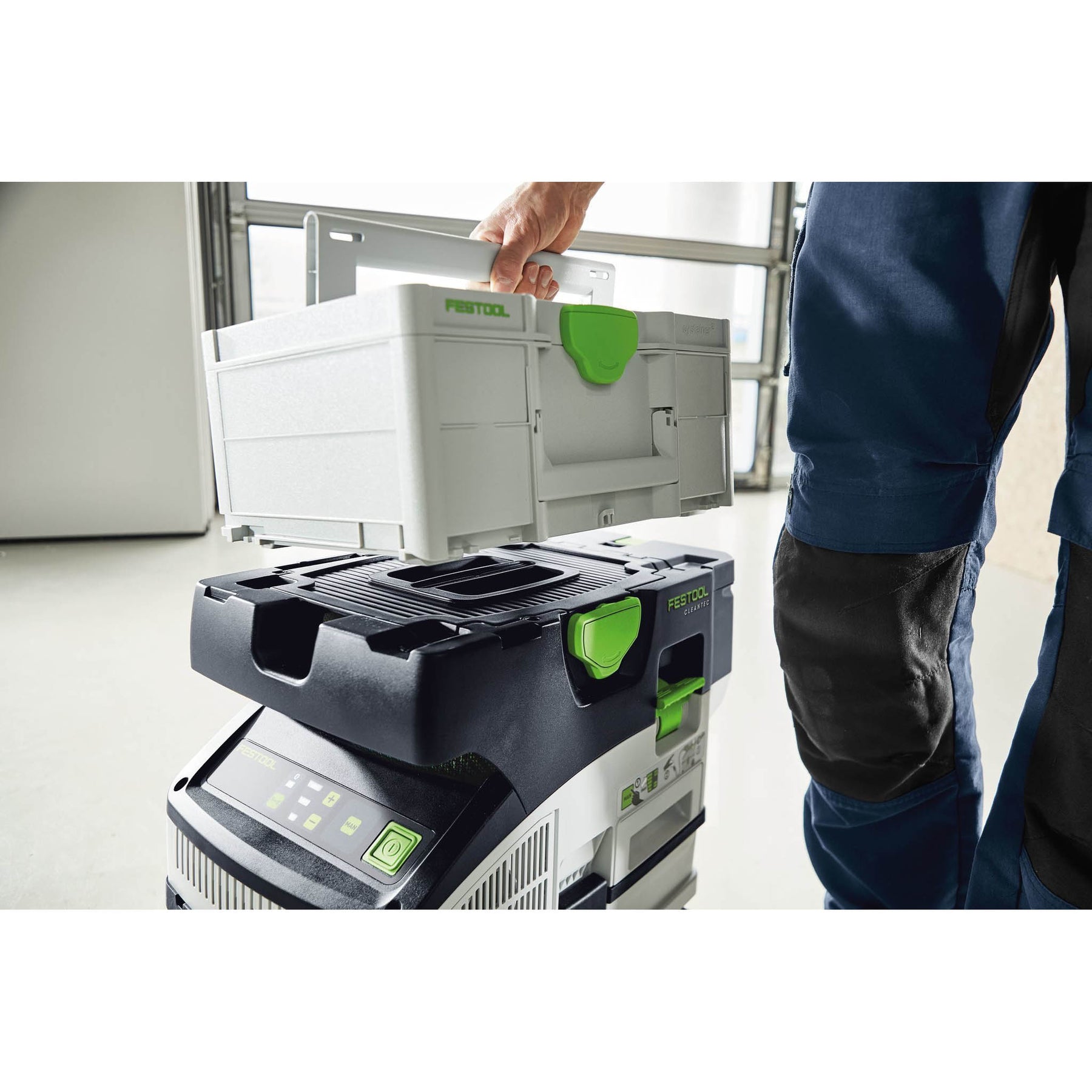 Festool Cordless Mobile Dust Extractor CLEANTEC CTC MIDI I HEPA-Basic