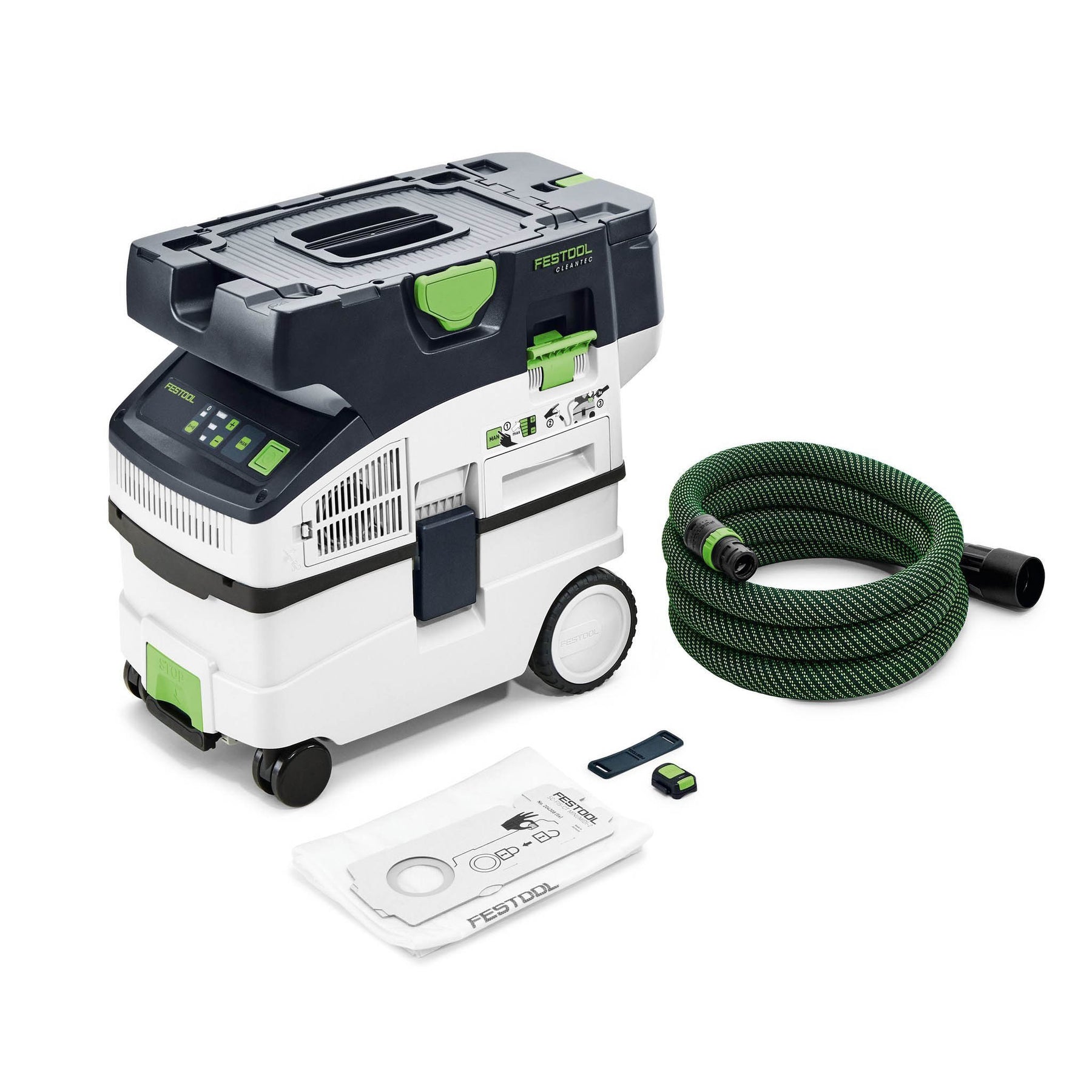 Festool Cordless Mobile Dust Extractor CLEANTEC CTC MIDI I HEPA-Basic