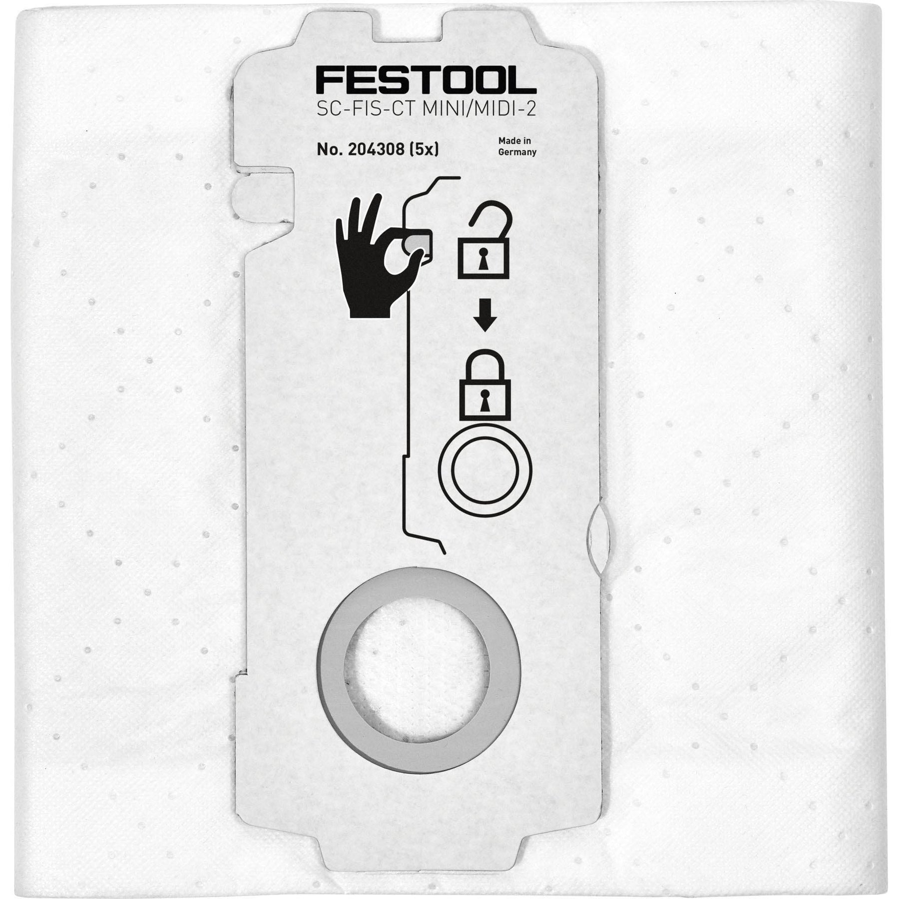 Festool SELFCLEAN Filter Bag SC-FIS-CT MINI/MIDI-2/5/CT15