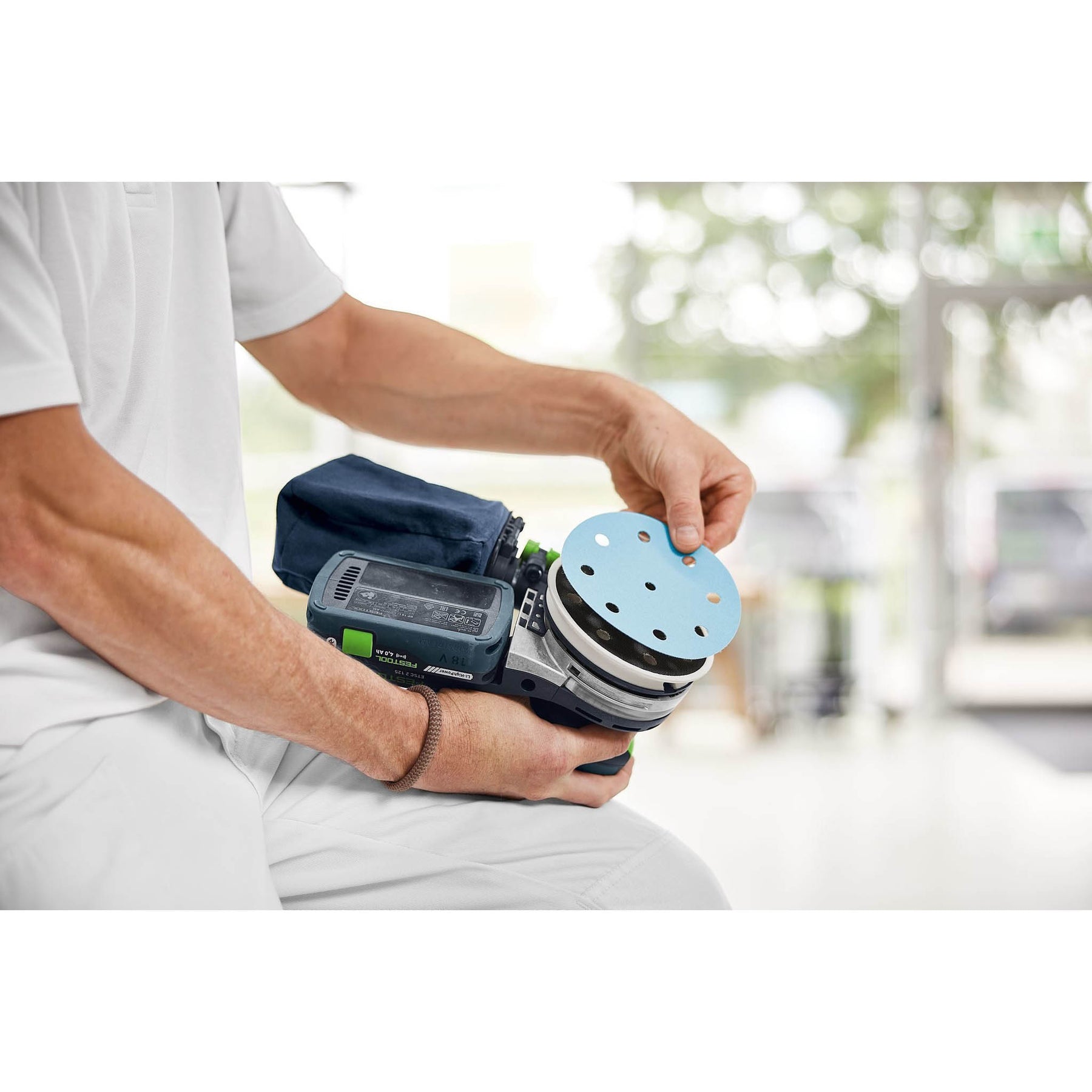 Festool Cordless Random Orbit Sander ETSC 2 125-Basic